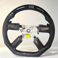 En stock pour Dodge Chrysler 300 C SRT8 Charger Challenger 2005-2010 Volant personnalisé Accessoires intérieurs de voiture Fibre de carbone