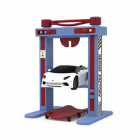 Aire de jeux intérieure pour enfants, thème personnalisé : atelier de réparation automobile, jeu de rôle commercial, maison de jeu de simulation de ville