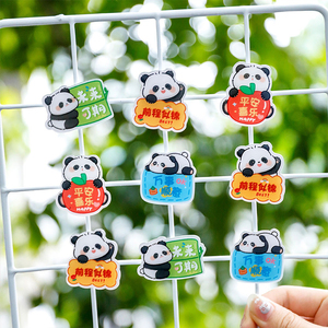 Personalized Custom Acrylic Magnetic Refrigerator Magnet Customized 3D Magnetic <b>Sticker</b> with Delicate Pattern for Souvenir Gifts - Product Image 3