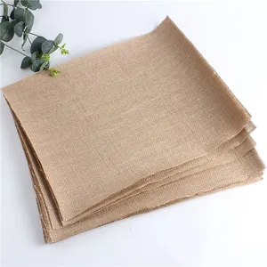 Textiles <strong>Hessian</strong> Jute Burlap 100% Woven Jute Fabric <strong>Roll</strong> for Bags Directly Factory - Product Image 1