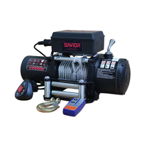Treuil électrique miniature étanche OEM, 12V/24V DC, 1200W, hauteur de levage 10m, télécommande, câble en acier/nylon