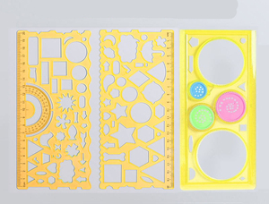 Regla de Plástico Multifuncional para Estudiantes, Reglas Creativas de Papelería para la Escuela - Product Image 5