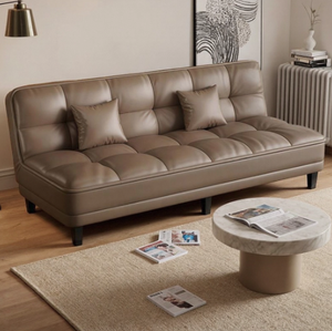 Lit convertible en canapé, canapé-lit pliable pour chambre à coucher, fauteuil inclinable pour deux personnes - Product Image 4