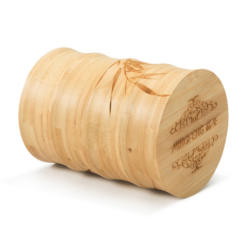 OEM Elegant Round Shape Perfume Bottle Wooden Gift Box