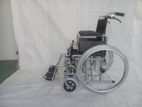 Fauteuil roulant pliant basique 2026 en promotion – Le fauteuil roulant manuel en acier standard le moins cher