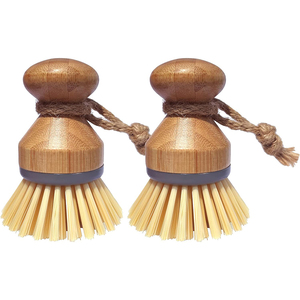 Cepillo de Madera Portátil para Limpieza de Vajilla de Camping, para Uso en Exteriores y en el Hogar - Product Image 1