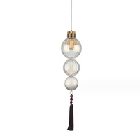 Nordique Creative Salle À Manger En Verre Pendentif Lumières Moderne Simple Chambre Étude Bar Personnalité Designer Lustre
