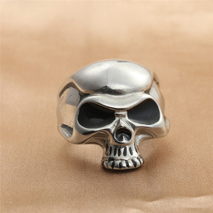 Skeleton <b>Skull</b> <b>Ring</b> Silver Men's Fashion Punk Retro Jewelry Gift - Product Image 1