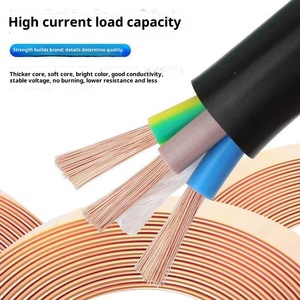 Kabel RVV OFS Berlapis Pelindung 2-20 Tahan Aus Tahan Air Standar Nasional Kabel RVV Konduktor Tembaga Bebas Oksigen Kabel Daya
