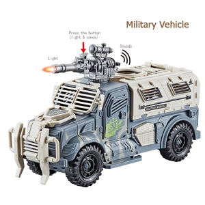 Ensemble de jouets de figurines d'<span class=keywords><strong>action</strong></span> militaires personnalisées QS, soldats de l'armée, véhicules militaires, avec effets sonores et lumineux - Product Image 2