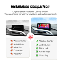 Boîte CarPlay sans fil Android Auto BT5.0 pour BMW NBT Série 1 F20 F21 F22 F23 F45 2012-2017 Adaptateur Boîte Module Décodeur