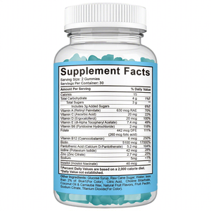 Gomitas para Cabello, Piel y Uñas de Marca Privada OEM, Biotina, Colágeno, Vitamina C, Gomitas de Pectina - Product Image 3