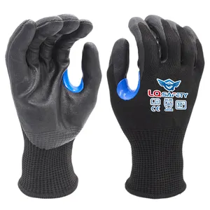 Cut Resistant Gloves With Foam Nitrile Palm Reinforcement Gloves For General Work