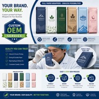 Palillos Cuadrados de Bambú Natural con Fundas de Papel Impresas Personalizadas, Palillos para Comida para Llevar de Restaurantes, Suministro al por Mayor