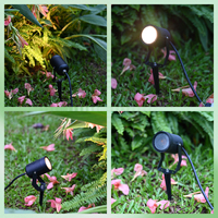 IP65 Étanche Led Paysage Lumière Voie Projecteur Pelouse Lampe Paysage Spot Lumière Led Spike Jardin Lumière 5 W GU10 Miel Peigne
