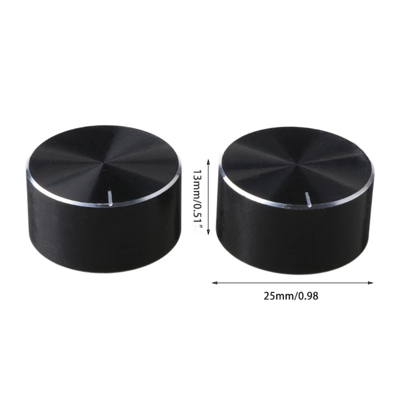 2Pcs 25x13mm <strong>Rotary</strong> Potentiometer Knob <strong>Encoder</strong> <strong>Volume</strong> <strong>Control</strong> for Speaker Amplifier HiFi