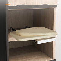 Armoire rétractable à fermeture douce armoire meubles matériel 180 degrés pliant mural planche à repasser coulissante pliable moderne