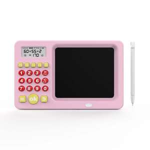 Tablette d'écriture LCD multifonctionnelle avec calculatrice arithmétique orale, banque de millions de questions, correction de dessins, machine d'apprentissage, jouets <span class=keywords><strong>math</strong></span>ématiques - Product Image 2