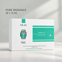 Sérum hydratant revitalisant DRHG Pure Radiance, acide salicylique, hyaluronate de sodium, ampoules faciales 10 x 5 ml