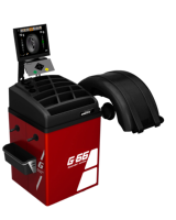 Cina penyeimbang roda Laser Pointer G-66 3D animasi antarmuka dengan 17 "Monitor LCD Portable roda Balancer CE