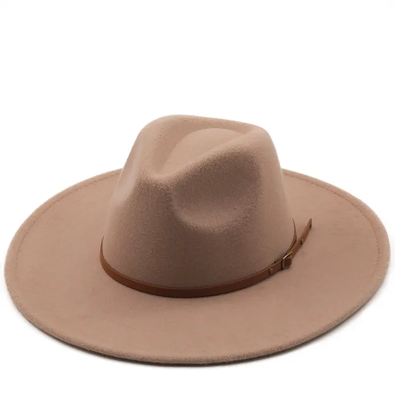 قبعة سومبريرو عالية الجودة قبعات بألوان مختلطة من الصوف الأسترالي
