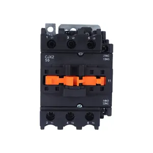 ac contactor 50 amp 220v CJX2-50 high quality series coil frequency at 50hz or 60hz