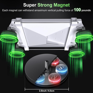 Support magnétique en gros pour montage sur toit Starlink <span class=keywords><strong>Mini</strong></span>, base ABS à double tige et 4 aimants, fixation puissante pour voiture, camping-car, camion, bateau 34 - Product Image 5