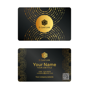 Carte de visite numérique noire personnalisée pour accès sécurisé aux locaux, en PVC, prix usine, vente en gros, avec code QR magnétique, <span class=keywords><strong>RFID</strong></span>, NFC, entrée sans clé - Product Image 3