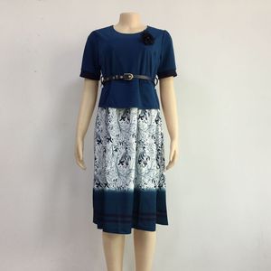 Vestido Casual <span class=keywords><strong>de</strong></span> Moda para Mujer, <span class=keywords><strong>Talla</strong></span> <span class=keywords><strong>Grande</strong></span>, Estilo Africano, Diseño Floral, Última Moda 2022, Alta Calidad - Product Image 5
