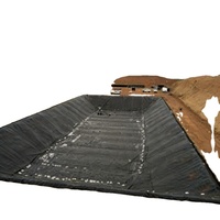 Lámina/Película de Polietileno UV Negra para Revestimiento de Estanques de 1 mm, 1.5 mm, 2 mm, Geomembranas con Recubrimiento de Polietileno para Proyectos