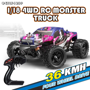 سيارة بتحكم عن بعد كبيرة رائعة 36 كم/ساعة طراز سيارة بالتحكم عن بعد 4x4 عالية السرعة للطرق الوعرة للبالغين بسرعة عالية مع جهاز تحكم عن بعد رباعي الحركة للبيع الأكثر مبيعًا - Product Image 2