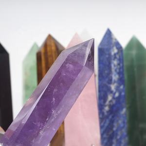 Varita <span class=keywords><strong>de</strong></span> Cristal <span class=keywords><strong>de</strong></span> Cuarzo Transparente Natural <span class=keywords><strong>de</strong></span> Alta Calidad, Torre <span class=keywords><strong>de</strong></span> Piedra Curativa para Moda - Product Image 4