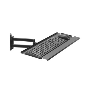 Nhiệm vụ nặng nề treo tường có thể thu vào bàn phím khay với điều chỉnh ROTARY Mouse Bracket Ergonomic tiết kiệm không gian bàn phím không dây - Product Image 1