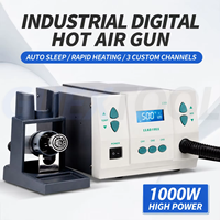Pistolet à air chaud de qualité industrielle 1000W haute puissance pour la maintenance des circuits imprimés de téléphones porta