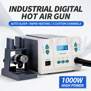 Pistolet à air chaud de qualité industrielle 1000W haute puissance pour la maintenance des circuits imprimés de téléphones porta - Product Image 2