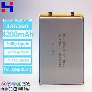3.85V 4200mAh Lithiumbatterij 4.4V 436390 Polymeer Lithium Ion Batterijen Pack Cellen voor Digitale Batterijen Slimme Deurslot - Product Image 1