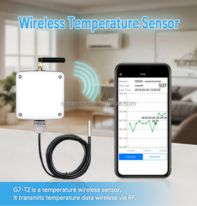 Sensor Analizador de Temperatura/Humedad Inalámbrico RF de 433MHz, 4 Conjuntos de Sensores Inalámbricos de Temperatura y Humedad - Product Image 5