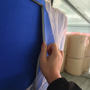 Yudi Orthèse respirante en tissu avec doublure en éponge 1,5 m x 1 m, bleu foncé, matériau composite - Product Image 3