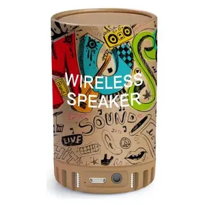 Paper Speaker ,round Recycle Printing Mini Foldable Paper Speaker
