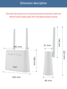 Router CPE 4G PIX-LINK R311 con Tarjeta SIM, 2.4GHz 300Mbps QoS OEM, Router Wifi Portátil, Módem 4G, 2 Antenas, Router Inalámbrico - Product Image 6