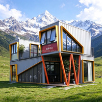 Cabine d'hôtel capsule HFBH préfabriquée pliable, maison modulaire préfabriquée, maison conteneur, maison extensible