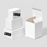 Produits de maquillage, lentilles de contact, personnalisation d'impression couleur, petit emballage en carton blanc, boîte en carton vierge
