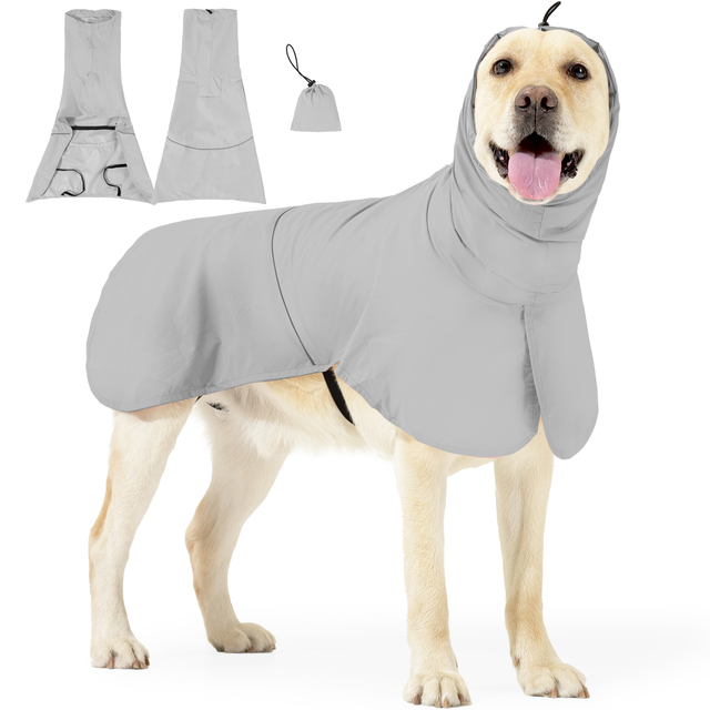 Dropshipping Lightweight Breathable Polyester Print Dog Coat Waterproof Windproof Reflective Sun Protection Portable Durable Pet
