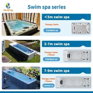 <span class=keywords><strong>Piscine</strong></span> de nage à contre-courant de luxe moderne de 7,8 m en acrylique avec système Balboa pour villas et grands projets de jardins – Vente en gros - Product Image 5