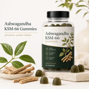 Gomitas Veganas Sin Gluten con Antioxidantes Naturales, Ashwagandha Orgánica y L-Teanina para Mejorar la Memoria, el Sueño y la Inmunidad para Adultos - Product Image 5