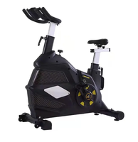 Bicicleta de Spinning Comercial de Alto Rendimiento, Marco de Acero Inoxidable, Alta Calidad, Accionamiento Autopropulsado, Resistencia Ajustable, para Gimnasio