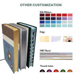 <span class=keywords><strong>Biblia</strong></span> del Fabricante con Bordes Dorados, Bordado a Mano Personalizado para Niña, Tapa Dura, Nueva Versión en Inglés - Product Image 4