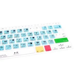 Lightroom \ Serato DJ \ Premiere Pro \ PS \ AI \ OSX \ Ableton Live \ Vim EU & US Common Shortcuts Keyboard Cover para Macbook 13 Air A1932 - Product Image 5
