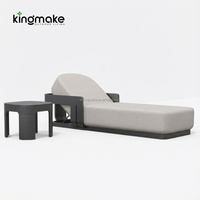 Muebles de Exterior para Hotel, Sofá Chaise Lounge, Juego de Chaise Lounge para Playa y Piscina, Tumbona de Jardín, Tumbona para Tomar el Sol, Cama de Patio