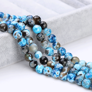 ลูกปัดพลอยอาเกตธรรมชาติทรงบริลเลียนท์คัท สำหรับทำเครื่องประดับ ขนาด 8 มม. ความสูง 2188 ชิ้น - Product Image 6